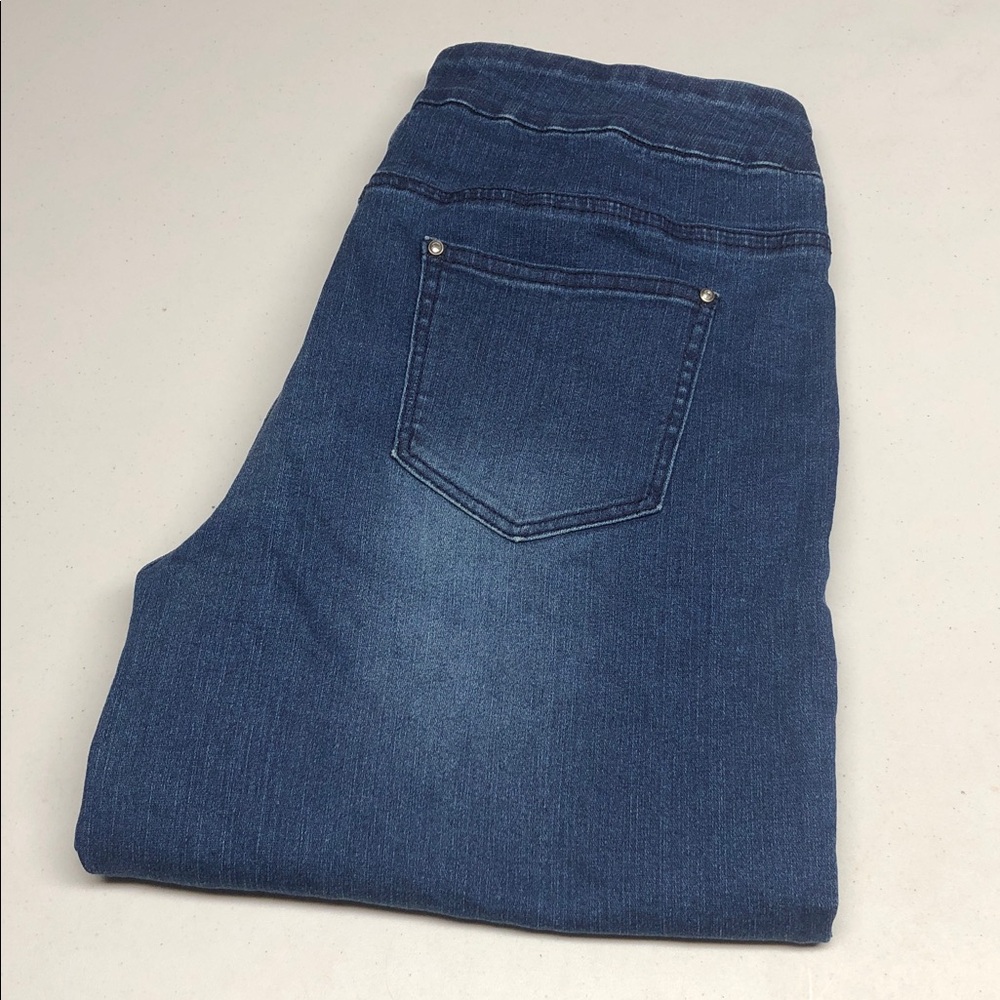 GG JEANS HIGH-RISE DENIM CAPRIS 14/32x15 ⭐️